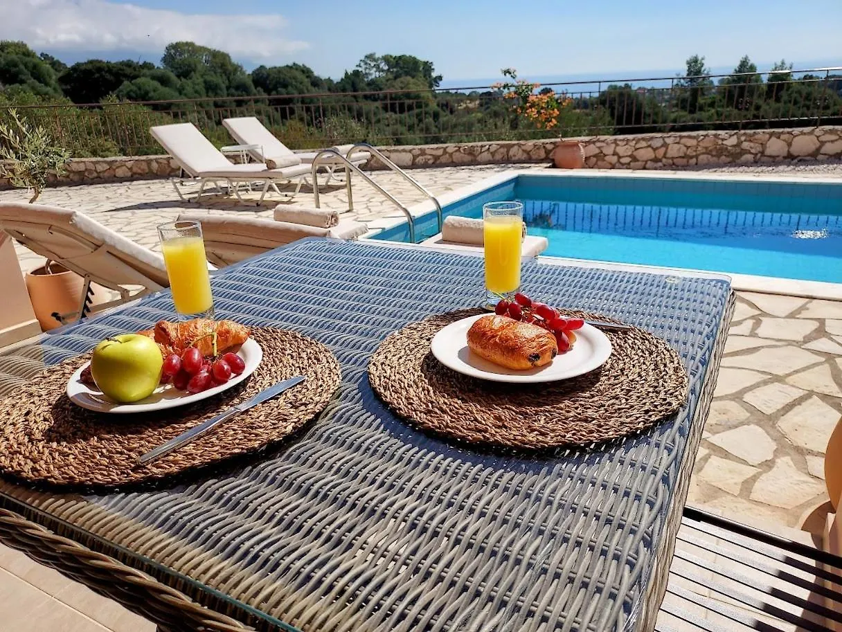 Villa Dalmatia In Klismata Kefalonia Sea Views