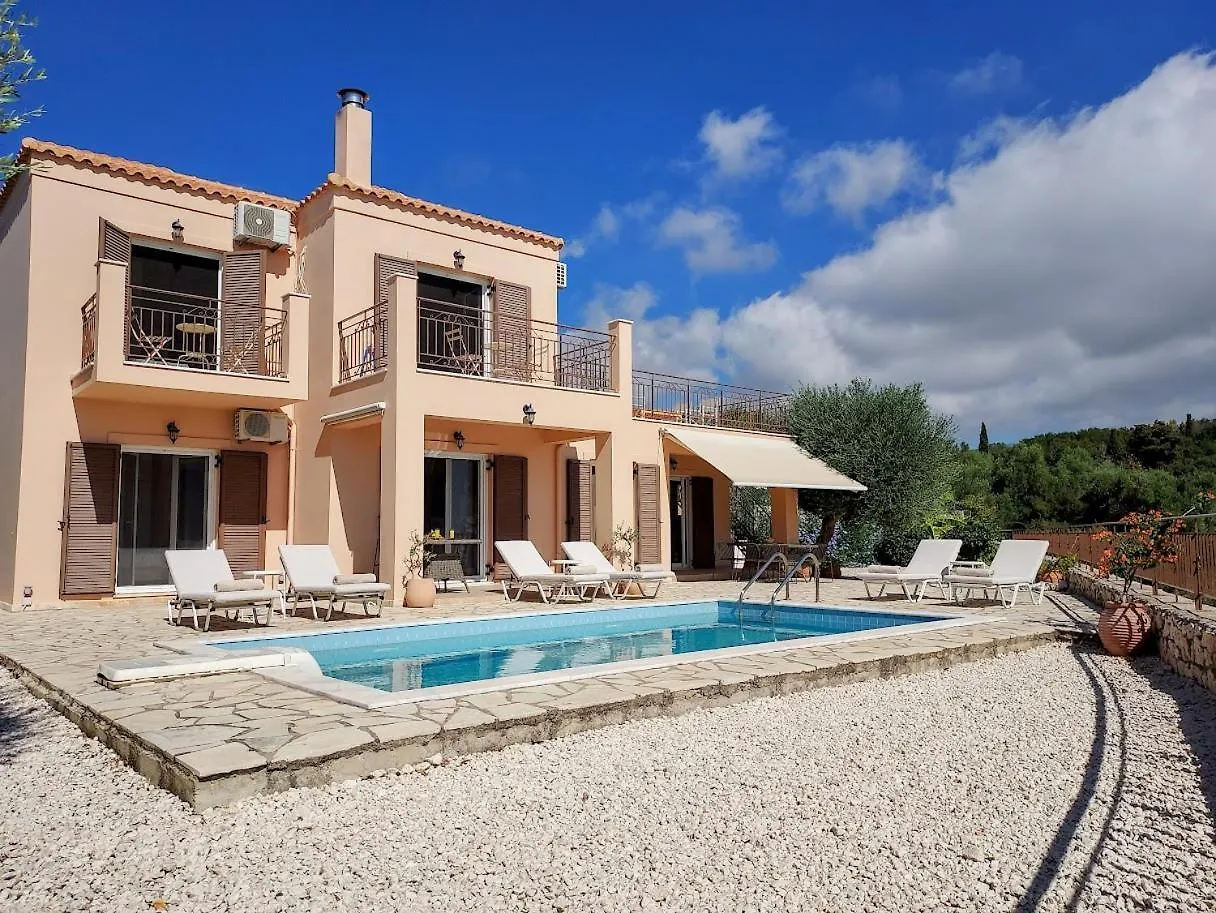 Villa Dalmatia In Klismata Kefalonia Sea Views